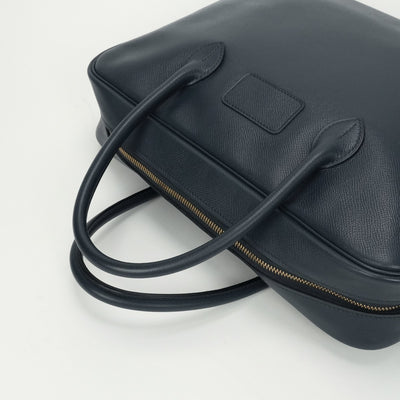 HERMES HERMES Eiffel Bag Business Bag Briefcase Kushbell Blue Indigo Blue Indigo Navy Navy Gold Metal Brief Bag Document Bag Document Bag