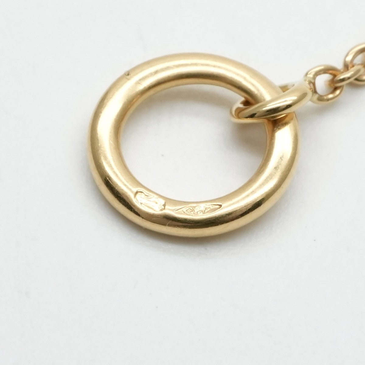 HERMES HERMES Serie Necklace Pendant Choker Au750 Gold