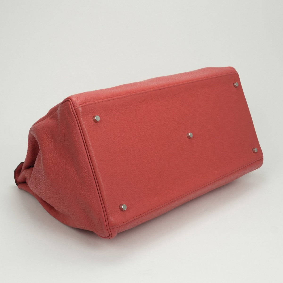 エルメス HERMES ケリー50 ケリー 50 バッグ トートバッグ ショルダーバッグ トリヨンクレマンス ブーゲンビリア Bougainvillier レッド Red 赤 シルバー金具 ハンドバッグ V字金具