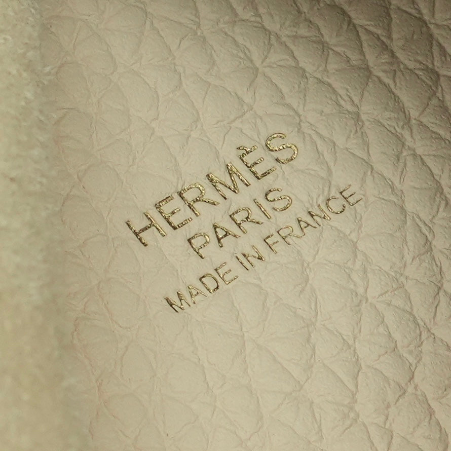 エルメス HERMES ピコタンロックPM ピコタンロック PM ピコタンPM ピコタンロック18 バッグ トートバッグ トリヨンクレマンス ナタ Nata ホワイト アイボリー 白 ゴールド金具