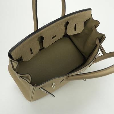 エルメス HERMES バーキン30 バーキン 30 バッグ トートバッグ トゴ トレンチ Trench ベージュ beige シルバー金具 ハンドバッグ
