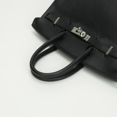 HERMES HERMES Birkin 25 Birkin 25 Tote bag togo noir noir black black silver hardware