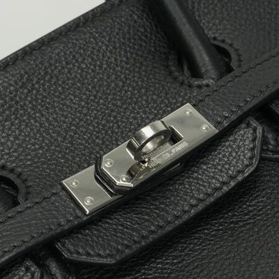 HERMES HERMES Birkin 25 Birkin 25 Tote bag togo noir noir black black silver hardware