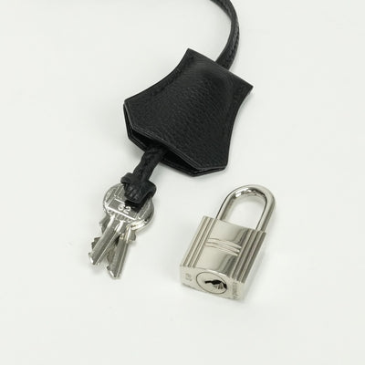 HERMES HERMES Birkin 25 Birkin 25 Tote bag togo noir noir black black silver hardware