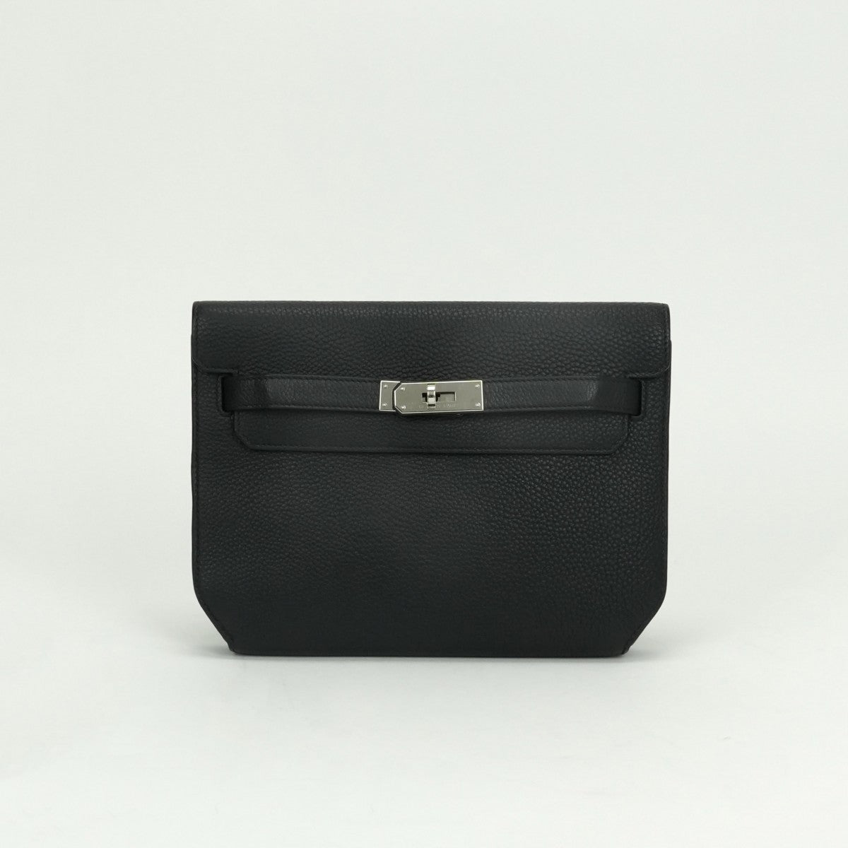 エルメス HERMES ケリーデペッシュ25 ケリーデペッシュ 25 バッグ ビジネスバッグ ブリーフケース トゴ ノワール Noir ブラック Black 黒 シルバー金具 ハンドバッグ クラッチバッグ セカンドバッグ