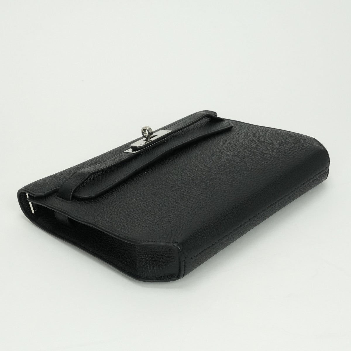 エルメス HERMES ケリーデペッシュ25 ケリーデペッシュ 25 バッグ ビジネスバッグ ブリーフケース トゴ ノワール Noir ブラック Black 黒 シルバー金具 ハンドバッグ クラッチバッグ セカンドバッグ
