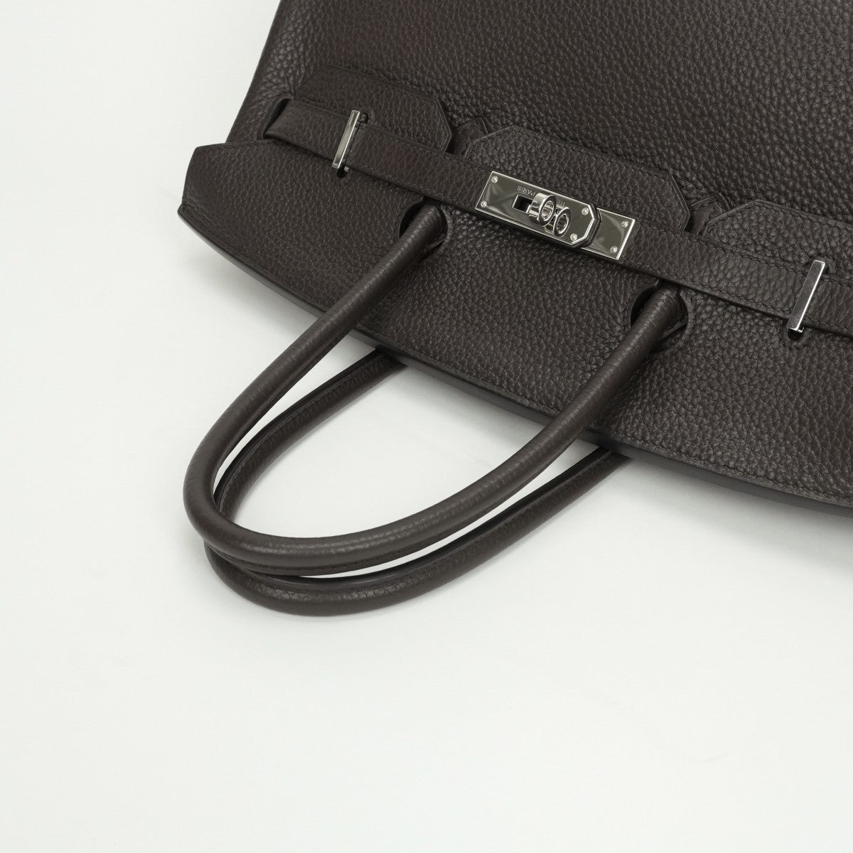 HERMES HERMES Birkin 35 Birkin 35 Bag Tote Bag Ebene Brown Brown Silver Hardware BirkinTote bag Togo
