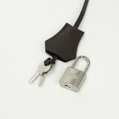 HERMES HERMES Birkin 35 Birkin 35 Bag Tote Bag Ebene Brown Brown Silver Hardware BirkinTote bag Togo
