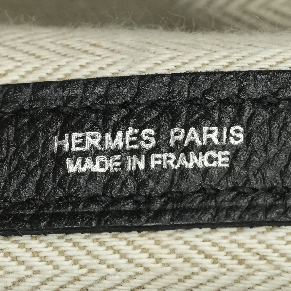 HERMES HERMES Garden party PM Garden party PM Garden Party 36 Garden party Bag Tote Bag Epson Noir Noir Black Black Silver Hardware