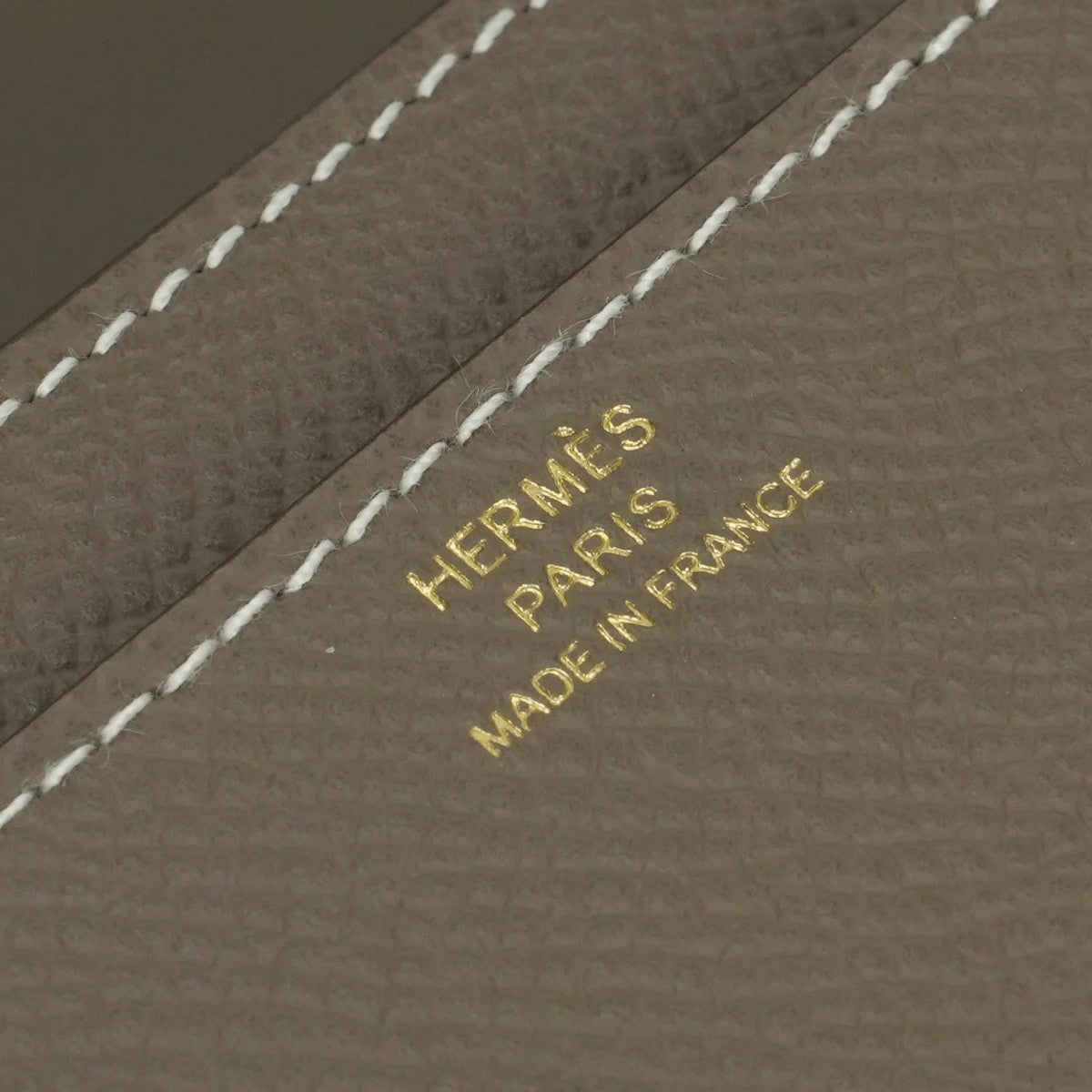 エルメス HERMES コンスタンスロングトゥーゴー コンスタンスロング トゥーゴー 財布 長財布 ロングウォレット エプソン エトゥープ グレー ゴールド金具 ヴォーエプソン