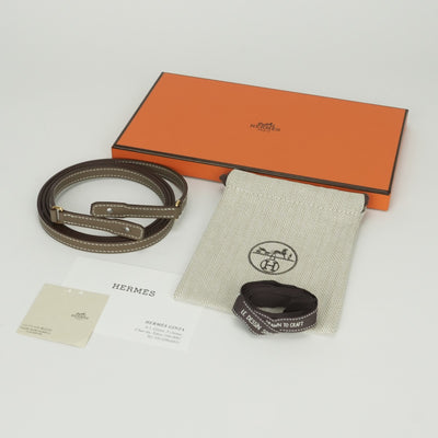 エルメス HERMES コンスタンスロングトゥーゴー コンスタンスロング トゥーゴー 財布 長財布 ロングウォレット エプソン エトゥープ グレー ゴールド金具 ヴォーエプソン