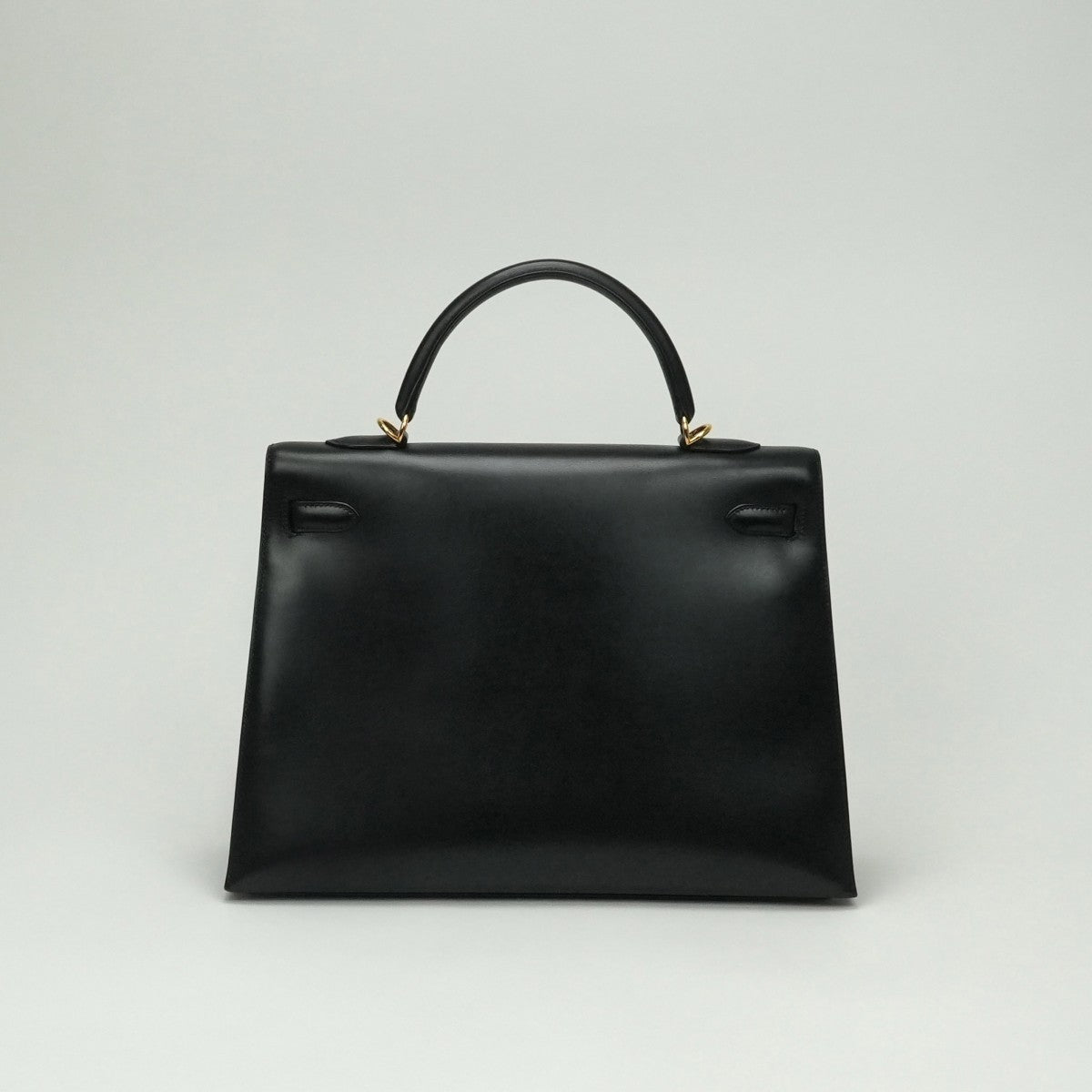 エルメス HERMES ケリー35 ケリー 35 バッグ トートバッグ ショルダーバッグ ボックスカーフ ノワール Noir ブラック Black 黒 ゴールド金具 ハンドバッグ 外縫い V字金具 2WAYバッグ