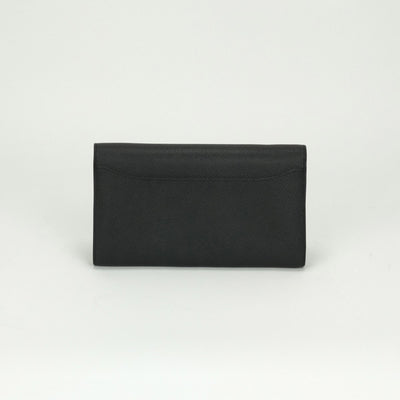 エルメス HERMES コンスタンストゥーゴー コンスタンス トゥーゴー 財布 長財布 ロングウォレット エプソン ノワール noir ブラック black 黒 ゴールド金具 ヴォーエプソン