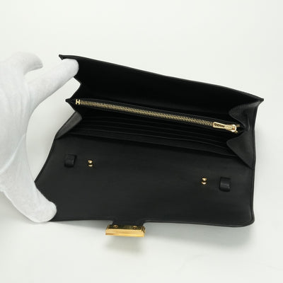 エルメス HERMES コンスタンストゥーゴー コンスタンス トゥーゴー 財布 長財布 ロングウォレット エプソン ノワール noir ブラック black 黒 ゴールド金具 ヴォーエプソン