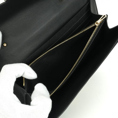 エルメス HERMES コンスタンストゥーゴー コンスタンス トゥーゴー 財布 長財布 ロングウォレット エプソン ノワール noir ブラック black 黒 ゴールド金具 ヴォーエプソン