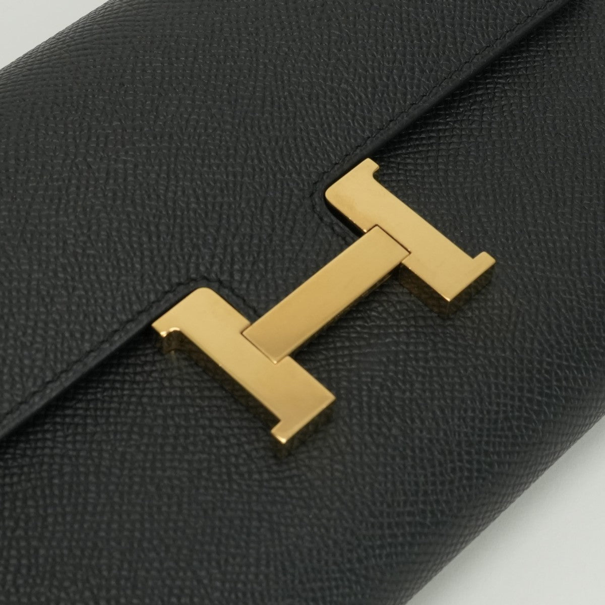 エルメス HERMES コンスタンストゥーゴー コンスタンス トゥーゴー 財布 長財布 ロングウォレット エプソン ノワール noir ブラック black 黒 ゴールド金具 ヴォーエプソン