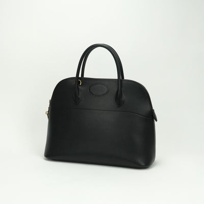 HERMES HERMES Bolide 35 Bolide 35 Bag Tote Bag Gulliver Noir Noir Black Black Gold Hardware Handbag