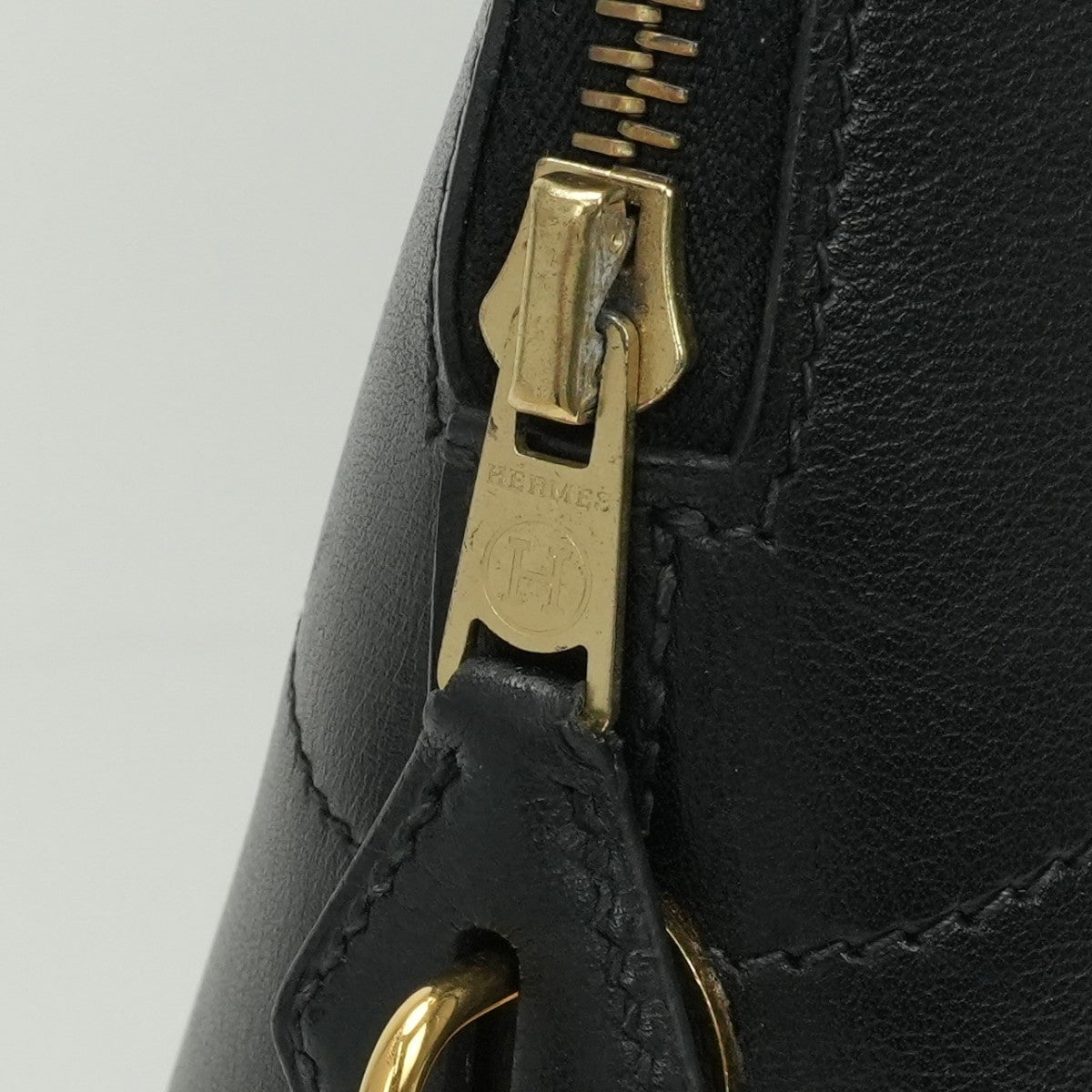 HERMES HERMES Bolide 35 Bolide 35 Bag Tote Bag Gulliver Noir Noir Black Black Gold Hardware Handbag