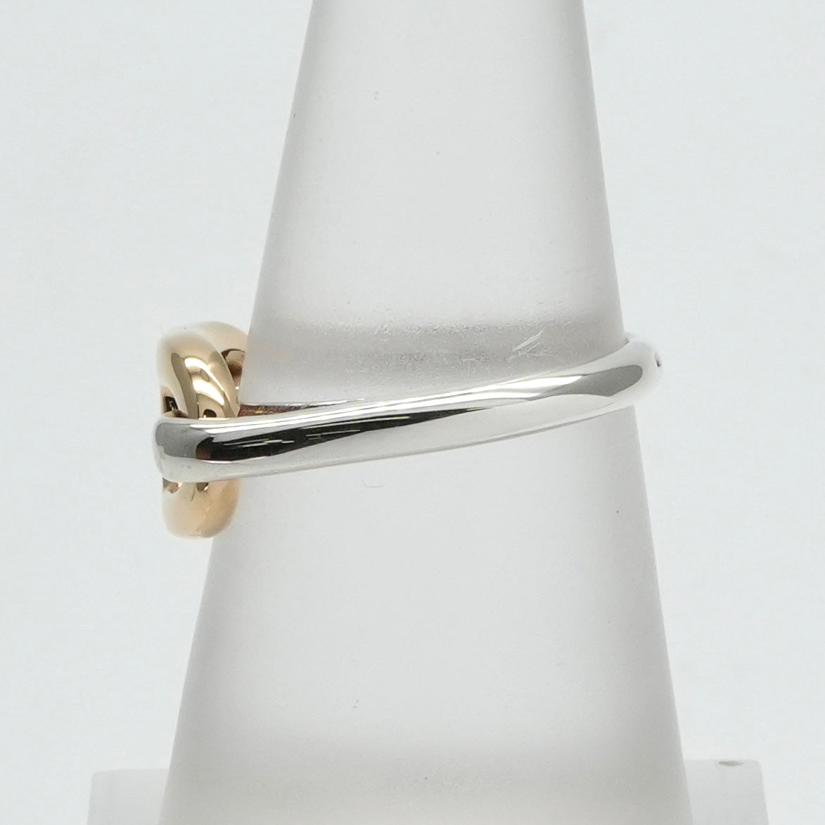 HERMES 爱马仕 Chaine d'Ancre 戒指750/925金黄金组合复古链k18