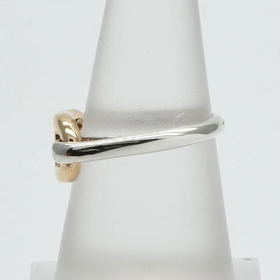 HERMES HERMES Chaine d'Ancre Ring 750/925 Gold Gold Combination Vintage Chaine K18