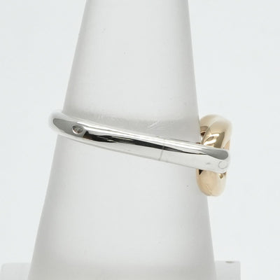 HERMES HERMES Chaine d'Ancre Ring 750/925 Gold Gold Combination Vintage Chaine K18
