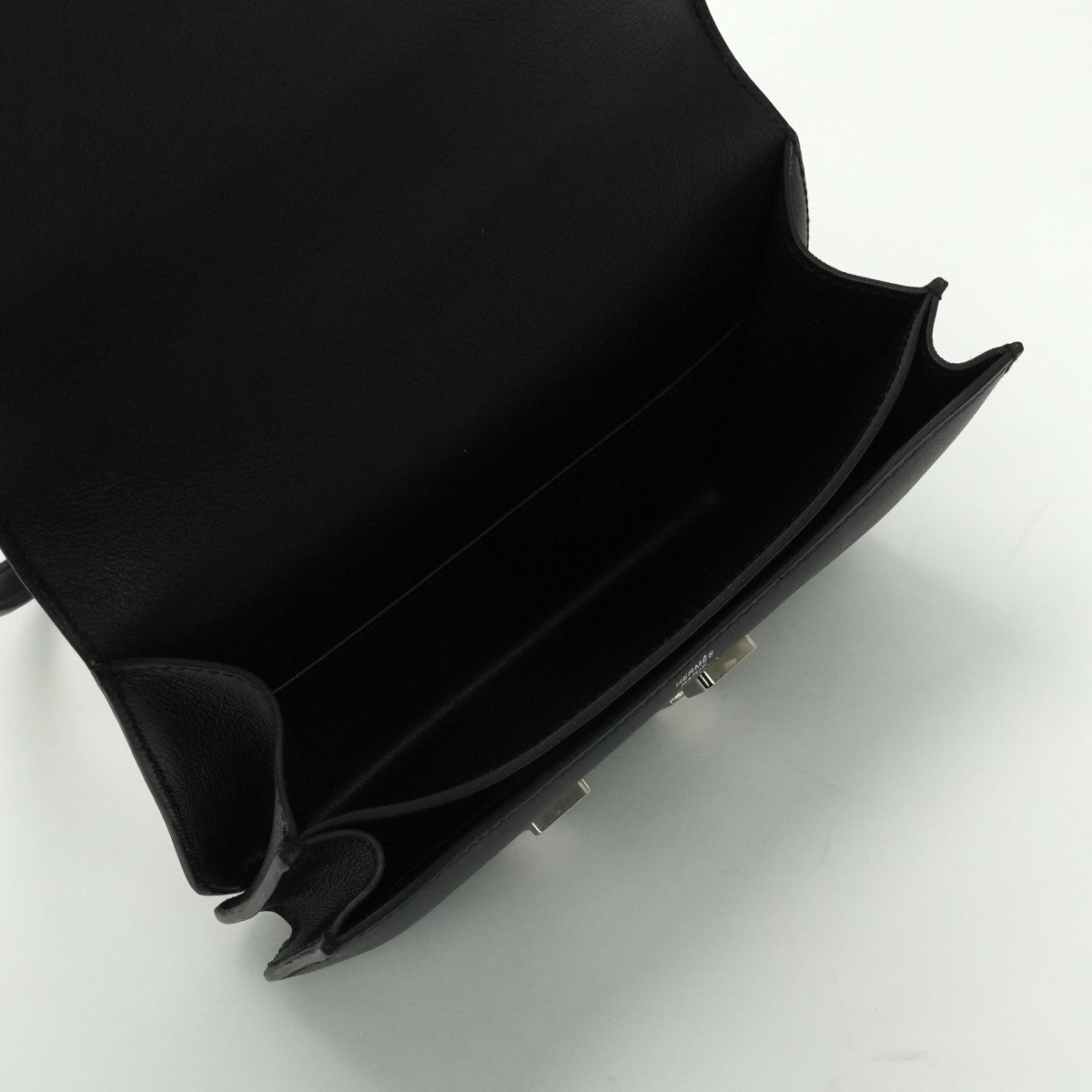 エルメス HERMES コンスタンス3 ミニ18 コンスタンス 3 ミニ 18 バッグ ショルダーバッグ スイフト ノワール Noir ブラック Black 黒 シルバー金具 ヴォースイフト