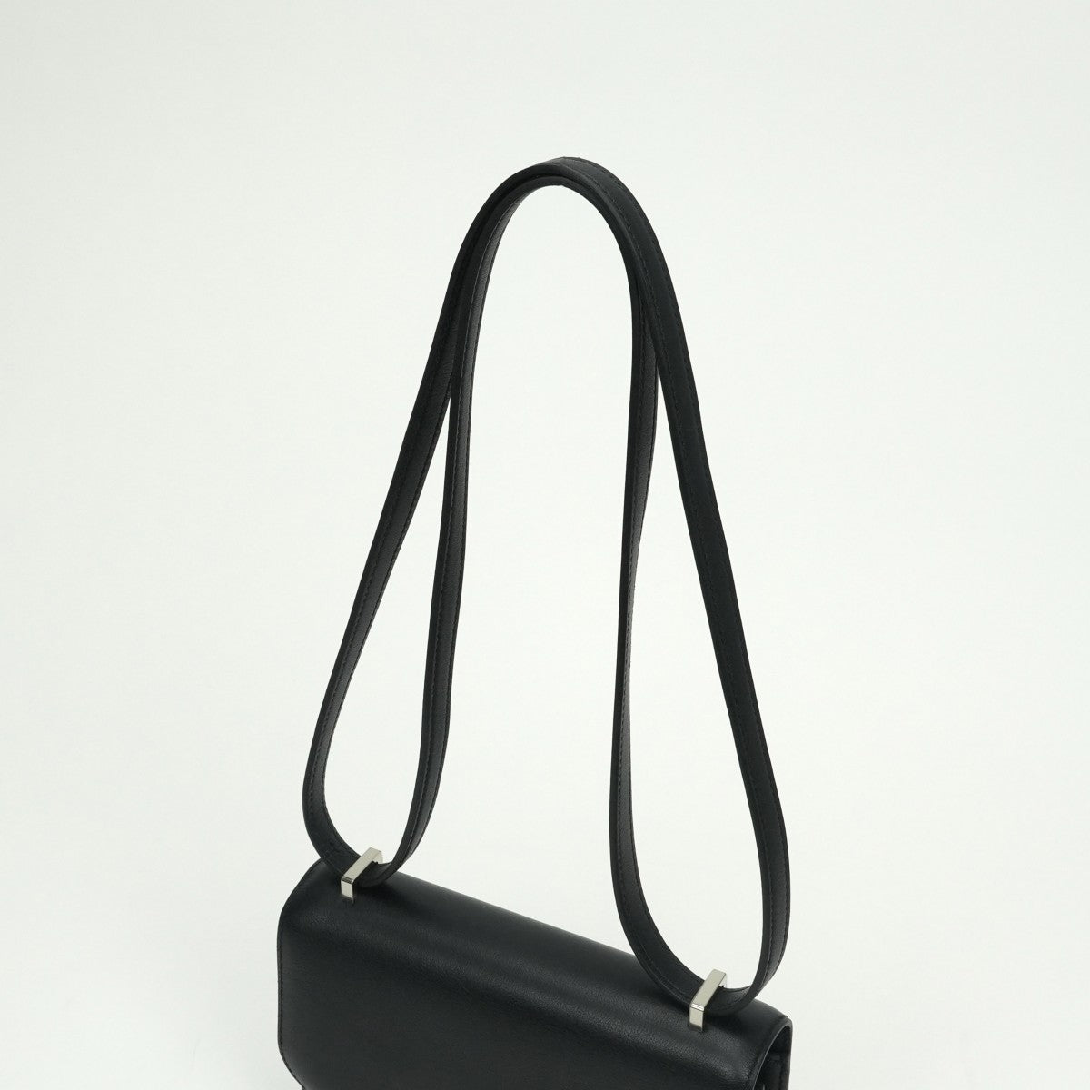 エルメス HERMES コンスタンス3 ミニ18 コンスタンス 3 ミニ 18 バッグ ショルダーバッグ スイフト ノワール Noir ブラック Black 黒 シルバー金具 ヴォースイフト