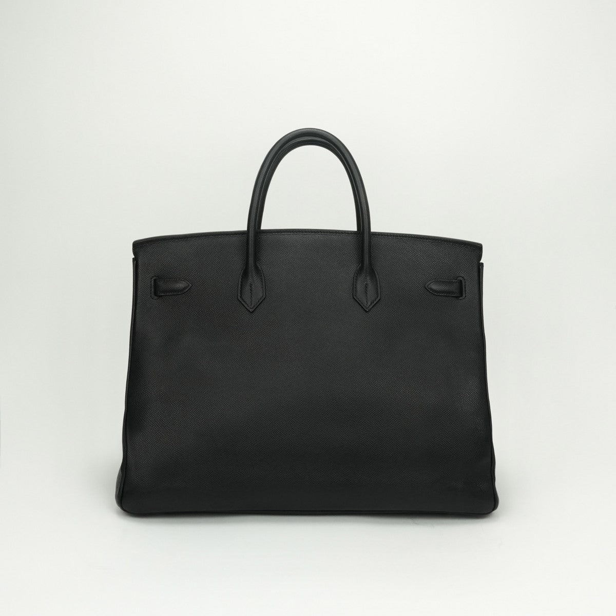 HERMES HERMES Birkin 40 Birkin 40 Bag Tote Bag Epson Noir Noir Black Black Silver Hardware Birkin Epson tote bag