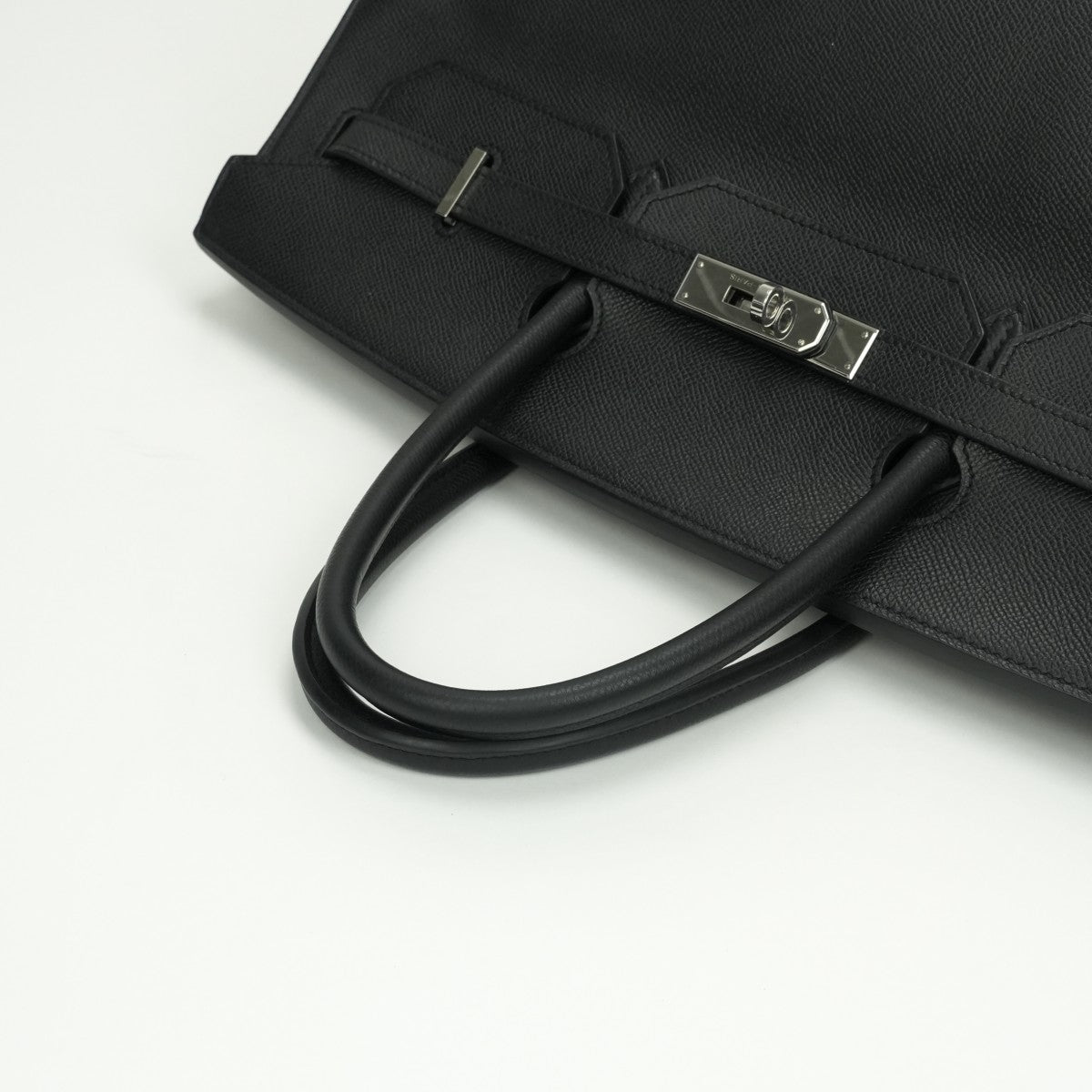 HERMES HERMES Birkin 40 Birkin 40 Bag Tote Bag Epson Noir Noir Black Black Silver Hardware Birkin Epson tote bag