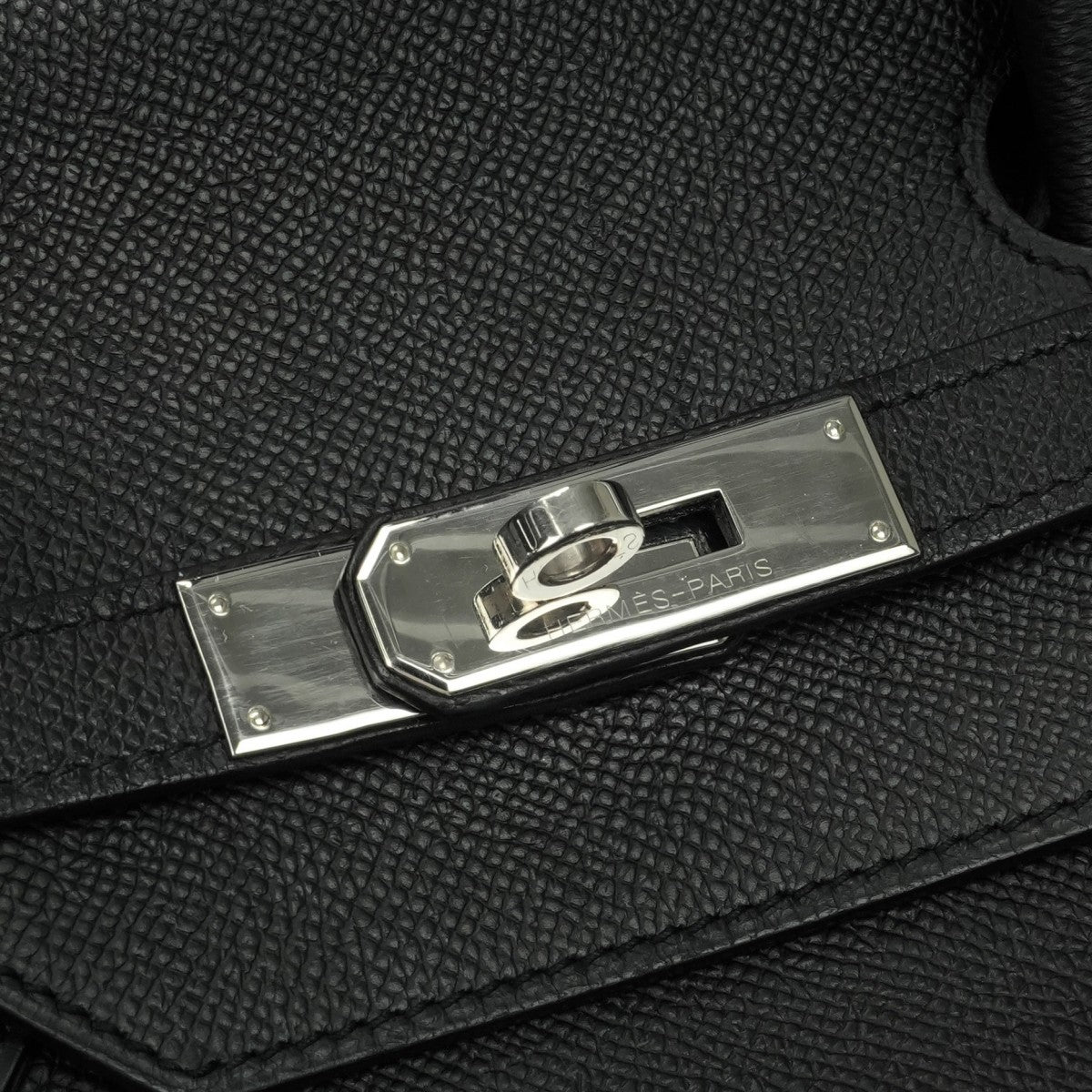 HERMES HERMES Birkin 40 Birkin 40 Bag Tote Bag Epson Noir Noir Black Black Silver Hardware Birkin Epson tote bag