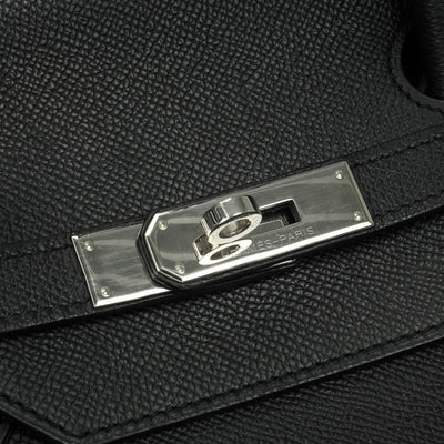 HERMES HERMES Birkin 40 Birkin 40 Bag Tote Bag Epson Noir Noir Black Black Silver Hardware Birkin Epson tote bag