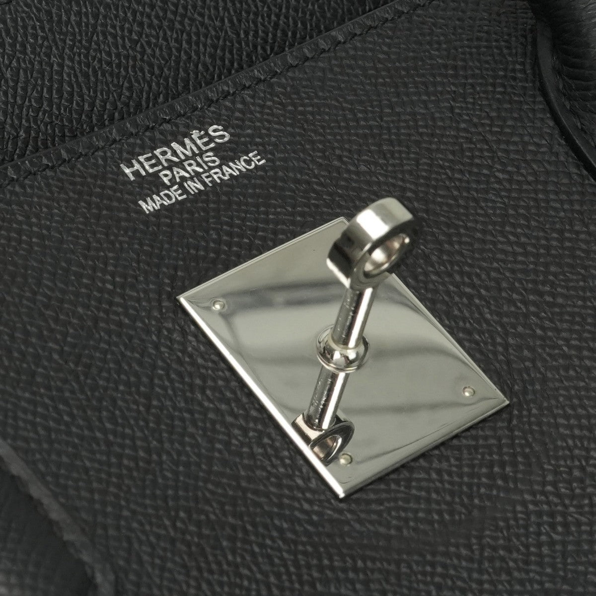 HERMES HERMES Birkin 40 Birkin 40 Bag Tote Bag Epson Noir Noir Black Black Silver Hardware Birkin Epson tote bag