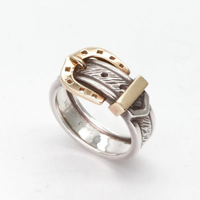 HERMES HERMES Ring 750/925 Silver