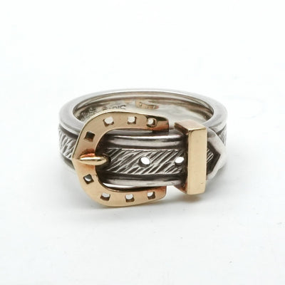 HERMES HERMES Ring 750/925 Silver