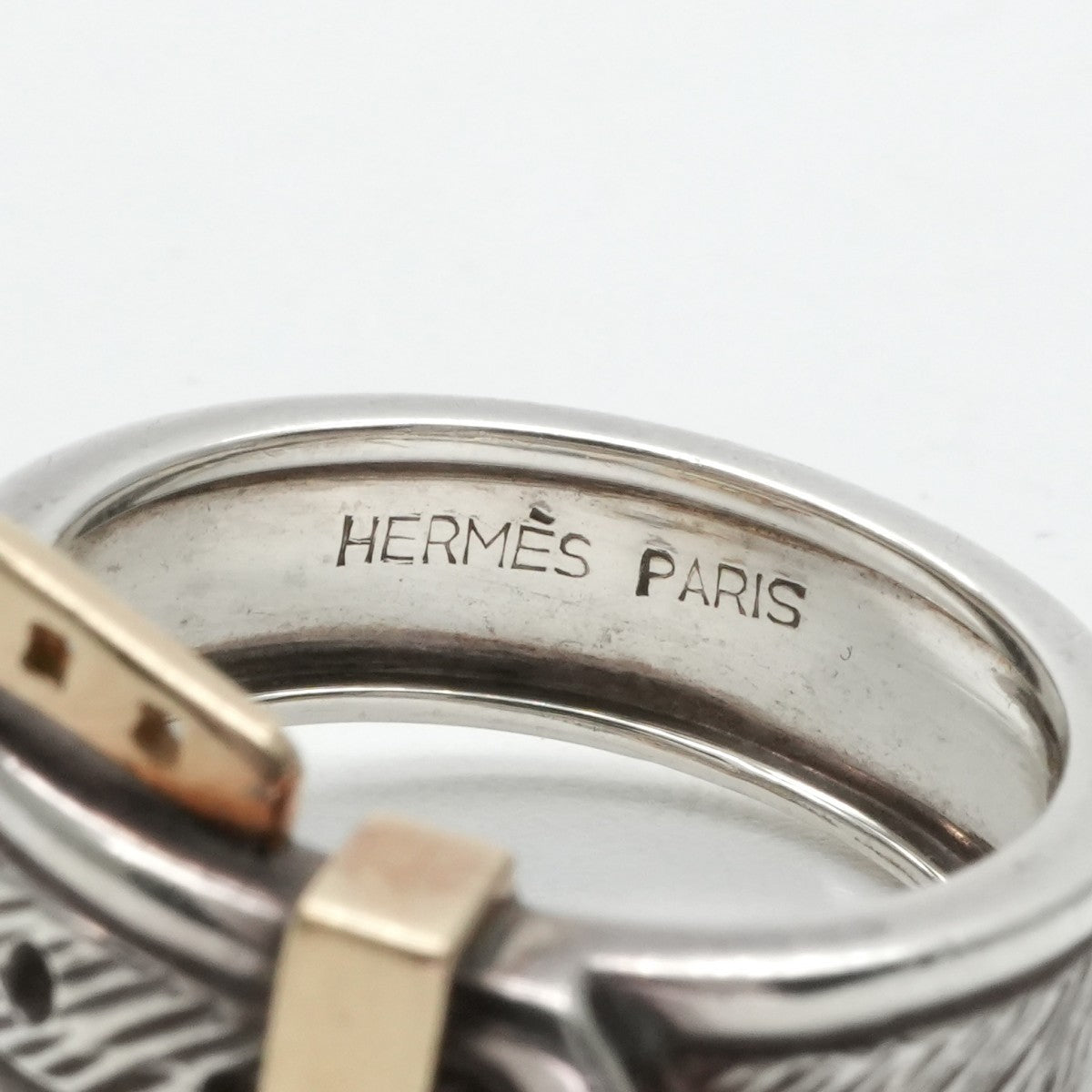 HERMES 爱马仕戒指750/925银