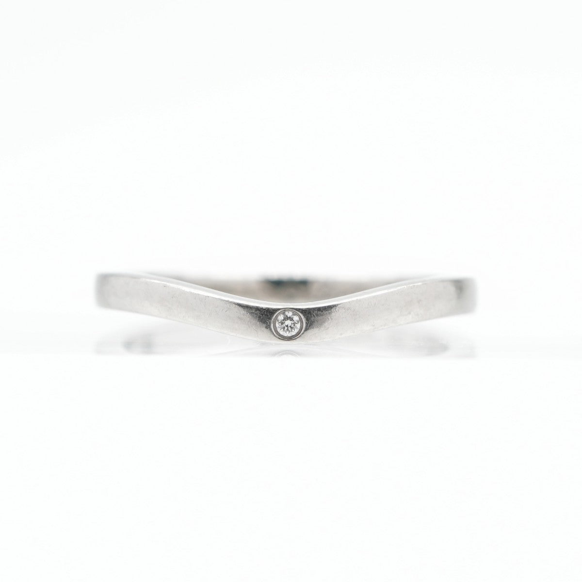 CARTIER Cartier Curve Wedding Ring Curve Wedding Ring Ballerina Ring Pt950 Silver Platinum Wedding Ring