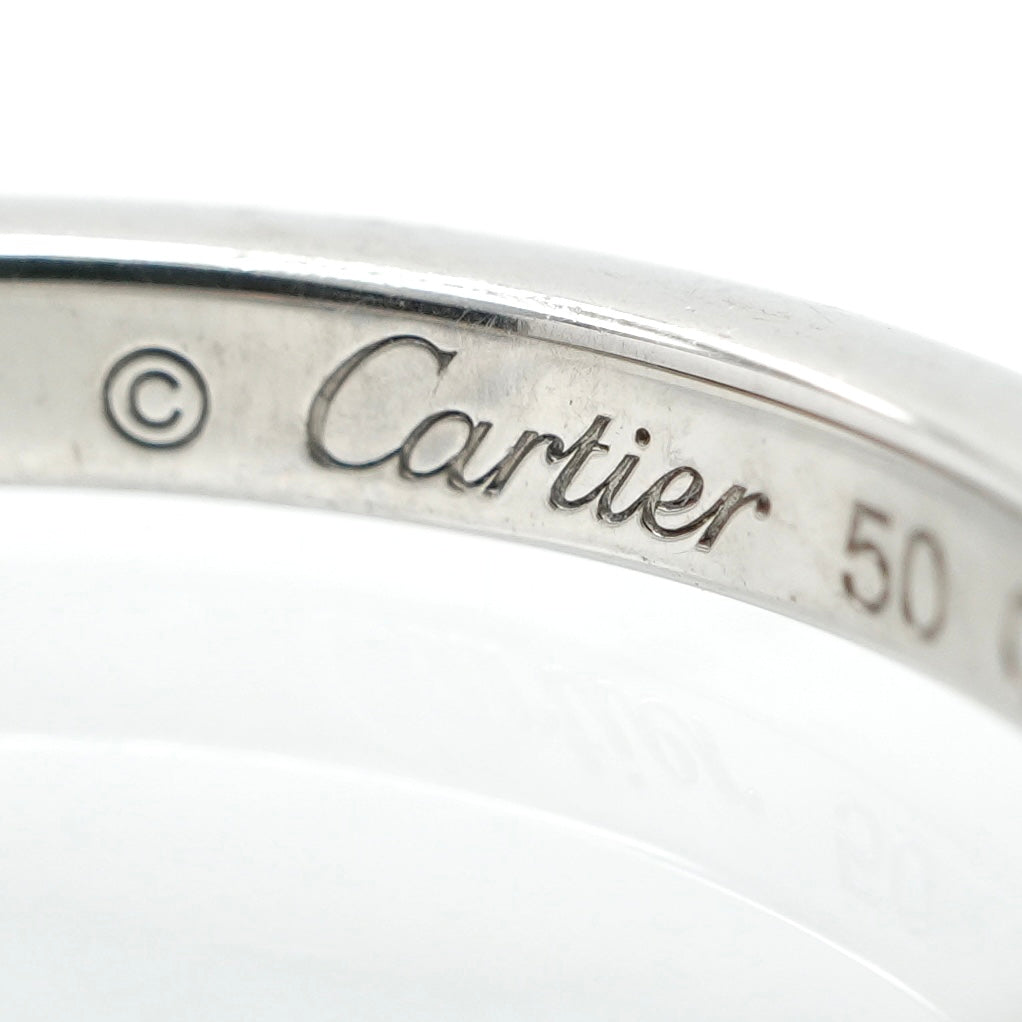 CARTIER Cartier Curve Wedding Ring Curve Wedding Ring Ballerina Ring Pt950 Silver Platinum Wedding Ring