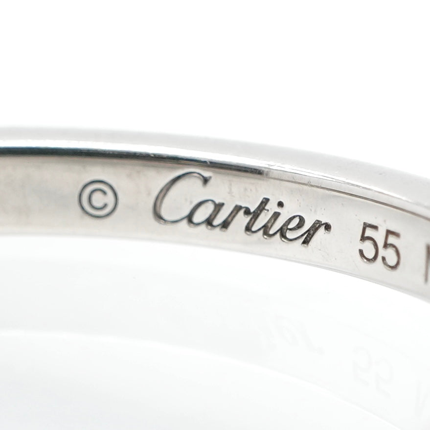 CARTIER Cartier Curve Wedding Ring Curve Wedding Ring Ballerina Ring Pt950 Silver Platinum Wedding Ring