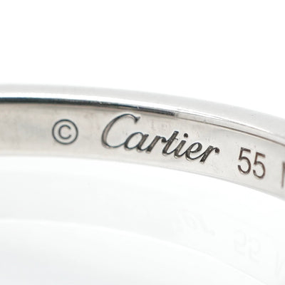 CARTIER Cartier Curve Wedding Ring Curve Wedding Ring Ballerina Ring Pt950 Silver Platinum Wedding Ring