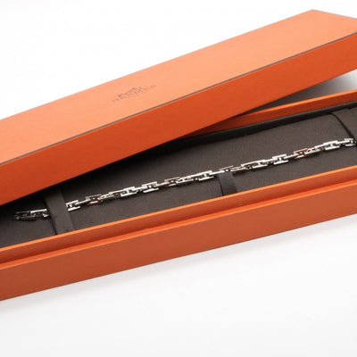 HERMES HERMES Hercules Hercules MM Bracelet Bangle Cuff 925 Silver Silver Hercules 18