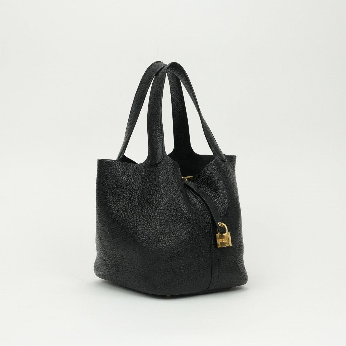 エルメス HERMES ピコタンロックMM ピコタンロック MM ピコタンロック22 バッグ トートバッグ トリヨンクレマンス ノワール noir ブラック black 黒 ゴールド金具 ハンドバッグ　ピコタン　エルメスピコタンロック
