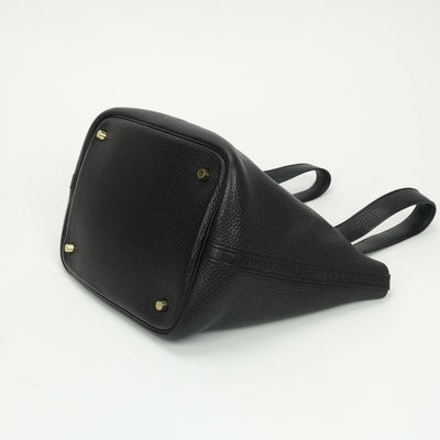 エルメス HERMES ピコタンロックMM ピコタンロック MM ピコタンロック22 バッグ トートバッグ トリヨンクレマンス ノワール noir ブラック black 黒 ゴールド金具 ハンドバッグ　ピコタン　エルメスピコタンロック