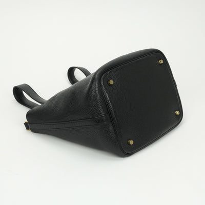 エルメス HERMES ピコタンロックMM ピコタンロック MM ピコタンロック22 バッグ トートバッグ トリヨンクレマンス ノワール noir ブラック black 黒 ゴールド金具 ハンドバッグ　ピコタン　エルメスピコタンロック