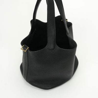 エルメス HERMES ピコタンロックMM ピコタンロック MM ピコタンロック22 バッグ トートバッグ トリヨンクレマンス ノワール noir ブラック black 黒 ゴールド金具 ハンドバッグ　ピコタン　エルメスピコタンロック