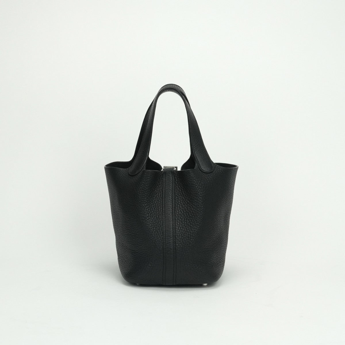 エルメス HERMES ピコタンPM ピコタン PM ピコタン18 バッグ トートバッグ トリヨンクレマンス ノワール　noir ブラック Black 黒 シルバー金具 ハンドバッグ