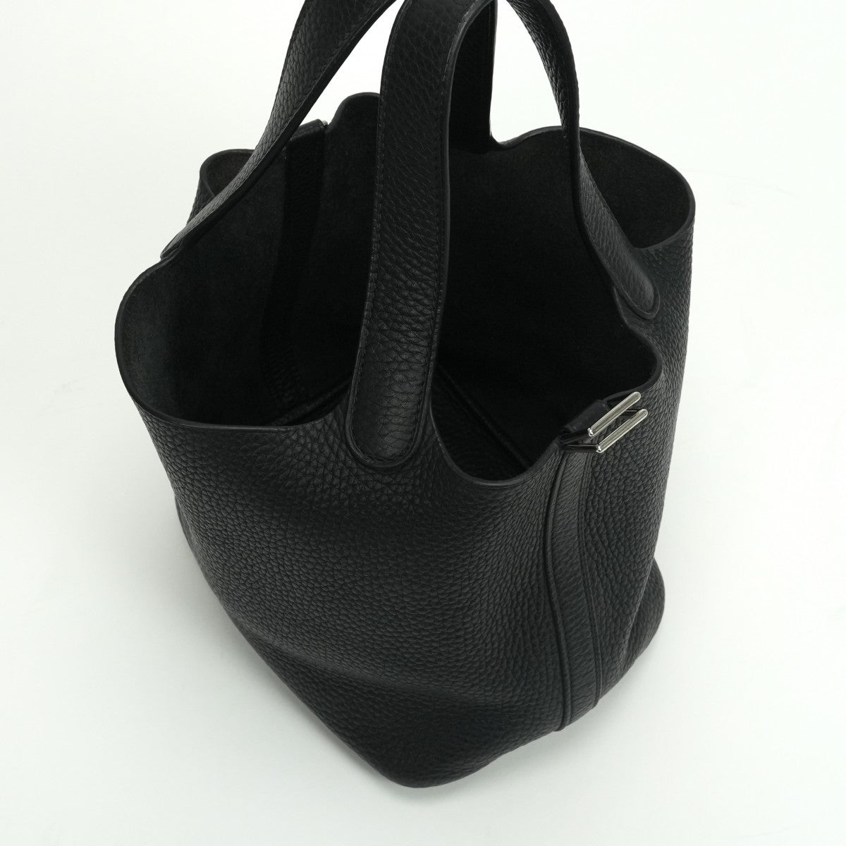 エルメス HERMES ピコタンPM ピコタン PM ピコタン18 バッグ トートバッグ トリヨンクレマンス ノワール　noir ブラック Black 黒 シルバー金具 ハンドバッグ