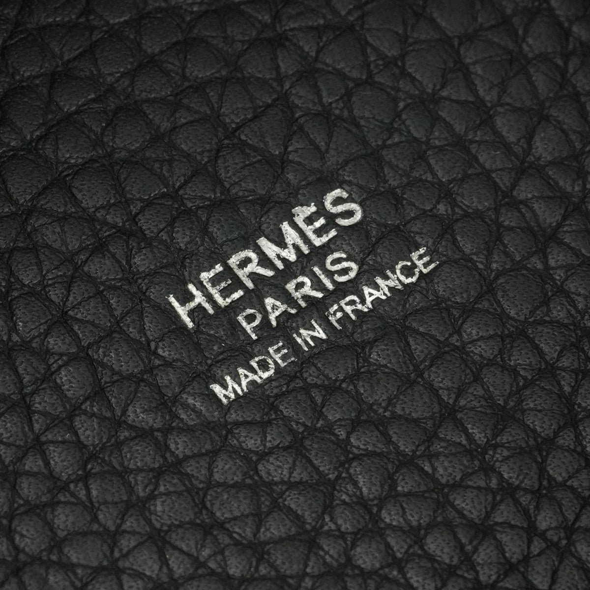 エルメス HERMES ピコタンPM ピコタン PM ピコタン18 バッグ トートバッグ トリヨンクレマンス ノワール　noir ブラック Black 黒 シルバー金具 ハンドバッグ