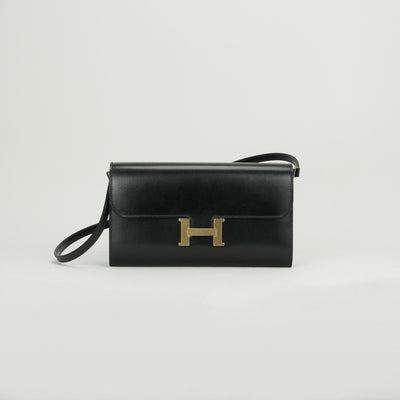 エルメス HERMES コンスタンストゥーゴー コンスタンス トゥーゴー 財布 長財布 ロングウォレット ボックスカーフ ノワール noir ブラック black 黒 ゴールド金具 コンスタンスロング　ボックスカーフ　ブラック