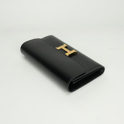 エルメス HERMES コンスタンストゥーゴー コンスタンス トゥーゴー 財布 長財布 ロングウォレット ボックスカーフ ノワール noir ブラック black 黒 ゴールド金具 コンスタンスロング　ボックスカーフ　ブラック