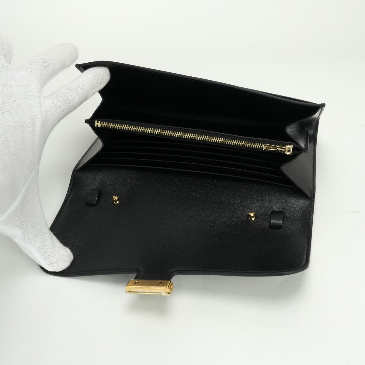 エルメス HERMES コンスタンストゥーゴー コンスタンス トゥーゴー 財布 長財布 ロングウォレット ボックスカーフ ノワール noir ブラック black 黒 ゴールド金具 コンスタンスロング　ボックスカーフ　ブラック